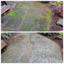 Pressure Washing Back Patio in Sammamish, WA